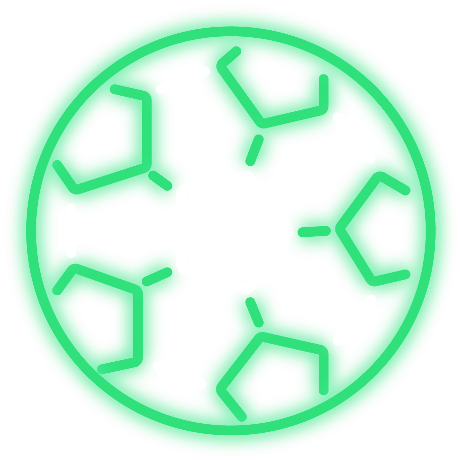 pelota neón